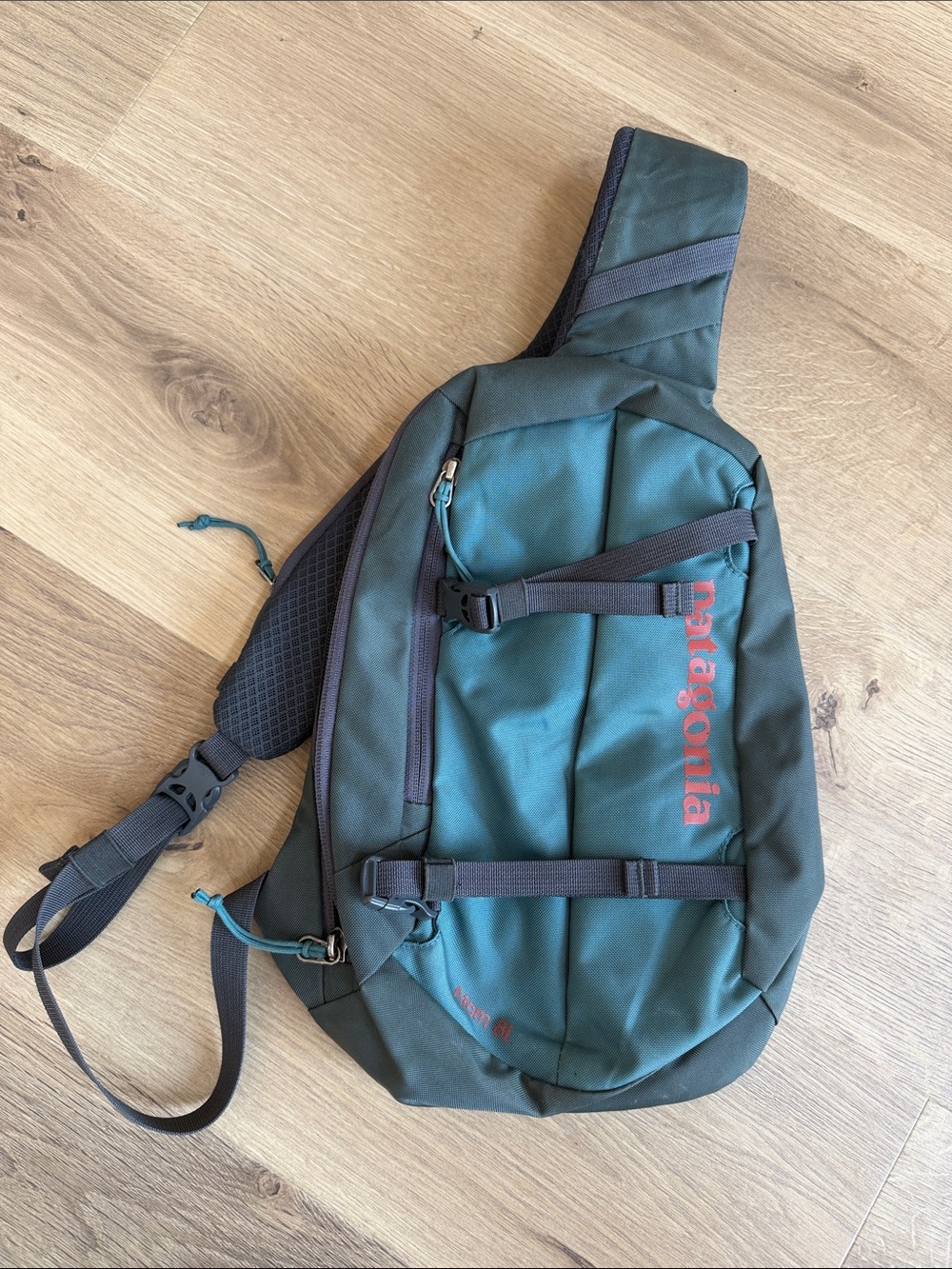 Patagonia Green Teal Sling Bag